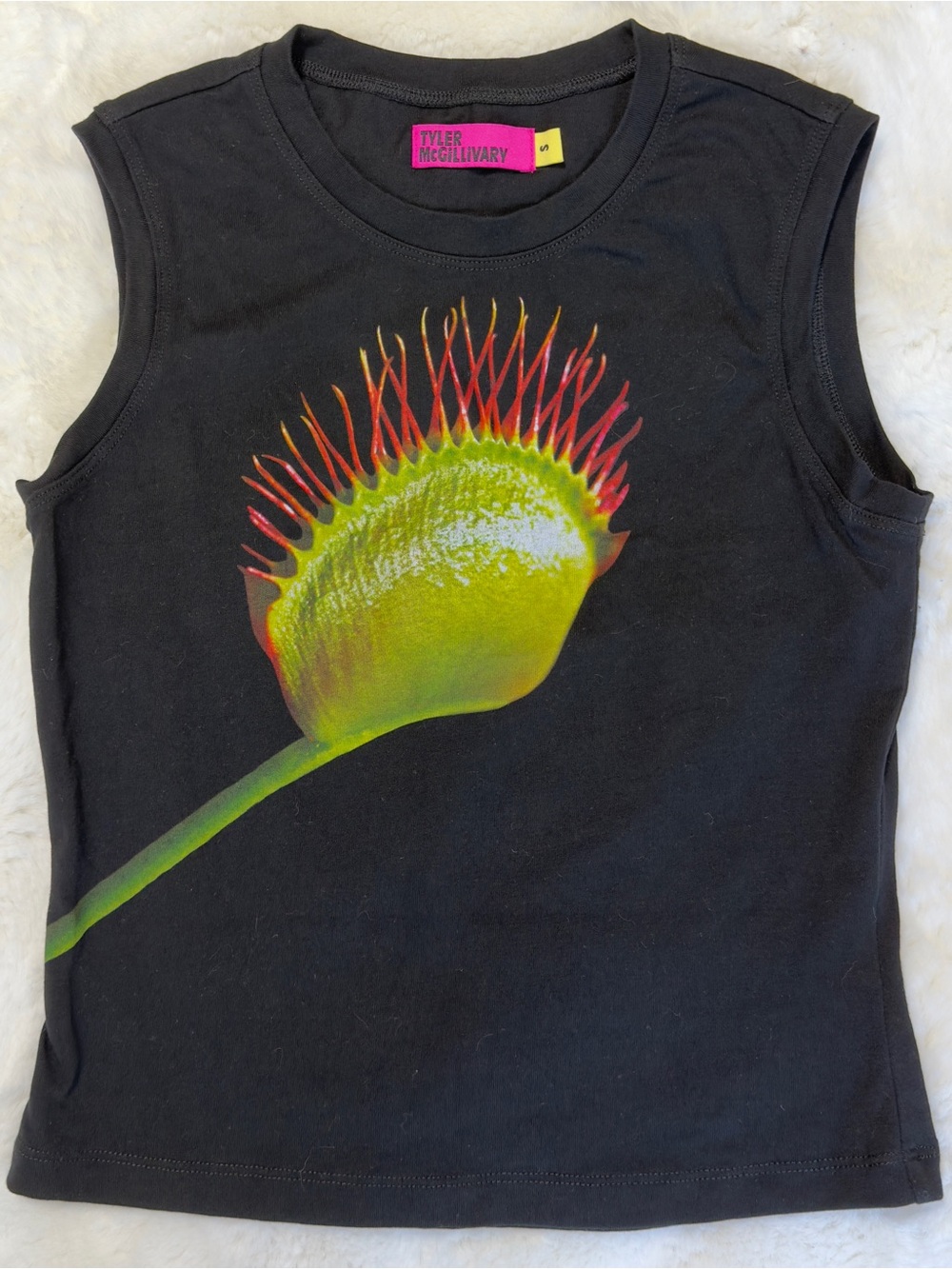 Tyler Mcgillivary Dover Venus Flytrap Tank Crop Top Size Small